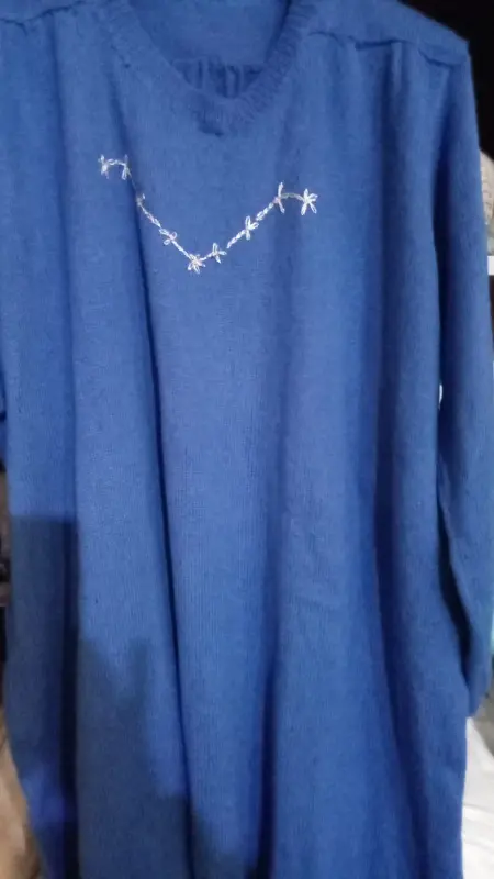 Vestito lana extra largo